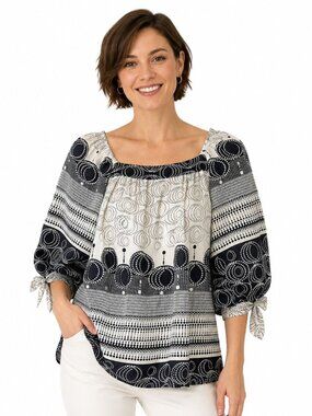 Vintage Karen Kane Pure Silk Tunic Top
